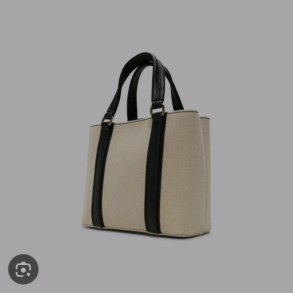 Aldo Black and Tan Tote Bag - Picture 2 of 8